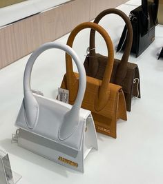 Jacquemus Bags, Dream Bag, Jacquemus Bag, Aesthetic Bags, Luxury Purses, Fancy Bags, Luxury Bag, Pretty Bags, Celine Luggage Bag