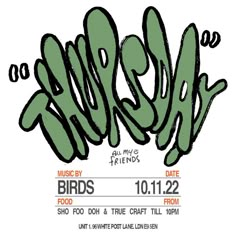 an image of birds concert poster