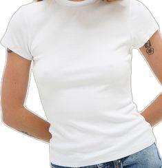 Basic Ribbed Stretch Tops, Basic Stretch Ribbed Tops, Fitted Simple Basic Tops, Simple Fitted Basic Tops, Simple Fitted Tops With Basic Style, Basic Stretch Tops For Everyday, Everyday Ribbed Stretch Tops, Everyday Stretch Ribbed Tops, Fitted Plain Cotton Tops