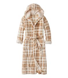 This just may be the coziest robe we've ever worn. Made from the same plush fleece as our customer-favorite Wicked Plush Throw, it won't shed or pill and it's amazingly soft. Relaxed Fit: Our most generous fit sits farthest from the body. Falls at mid-calf - 50" from high point shoulder. 100% polyester, brushed on both sides for an extra plush feel. Machine wash and dry. Front patch pockets. Removable tie belt and inside tie. Sherpa trim at hood and lining inside cuffs. Imported. | Women's Wicke Plush Robe, Belt Tying, High Point, Ll Bean, Sleepwear Women, L L Bean, Tie Belt, Mid Calf, Wicked