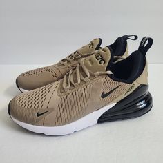 Nike Air Max 270 Shoes Fq8830-247 Size 10 Khaki Black Condition: New Without Box. New Nike Air, Nike Air Max 270, Air Max 270, New Nike, Men's Nike, Air Max, Nike Air Max, Nike Men, Nike Air