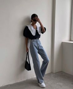 Spring Look, Causual Outfits, Chic Outfit, Looks Chic, Minimalist Outfit, Preppy Style, Daily Outfits