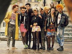 1980's Paris Punks..... British Punk Fashion, 80’s Punk, Punk 80s, British Punk