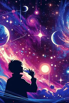 anime galaxy art