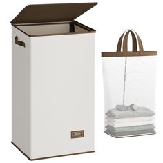 PRICES MAY VARY. Imitation Linen 【Large Capacity, Work Effectively】SOLEDI 100L tall laundry basket has enough space to collect clothes for the week (16.5''L x 12.5''W x 30''H). It can be used as a dirty clothes hamper, but also can be used to store toys, blankets, yoga mats and other sundries. It will be your good helper! 【With Lid & Removable Bag 】The lid keeps your dirty laundry out of sight, provide you with a tidy environment. Equipped with a removable inner mesh bag, you can take the clothe Loundry Basket, Collapsable Laundry Baskets, Closet Dorm, Laundry Basket White, 3 Compartment Laundry Hamper, Tall Laundry Basket, White Rattan Laundry Basket, Large Laundry Hamper, Hamper With Lid