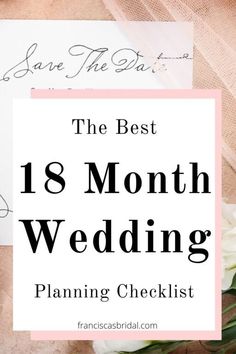 Now that you're engaged, it's time to jump right into the world of wedding planning with this 18 month wedding planning checklist! From setting your wedding budget to finalizing your guest list, I have got you covered with essential monthly checkpoints and wedding planning suggestions! | Wedding planning checklist | Wedding planning timeline | Wedding planning tips | Wedding timeline | Planning a wedding | Wedding planner checklist | Wedding timeline checklist | Wedding timeline 18 month | Plum And Rose Gold Wedding, Monthly Planner Template Pink, Wedding Timeline Checklist, Wedding Planning Checklist Detailed, Guest List Wedding, Wedding Planning Checklist Timeline, Wedding Day Emergency Kit, Wedding Playlist Reception, Wedding Checklist Timeline