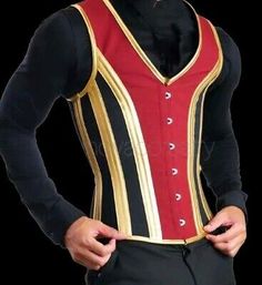 Men Corset, Waist Trainer Vest, Genderless Fashion, Corset Vest, Corset Outfit, Red Corset, Corset Fashion, Dress Suits For Men, Designer Suits For Men