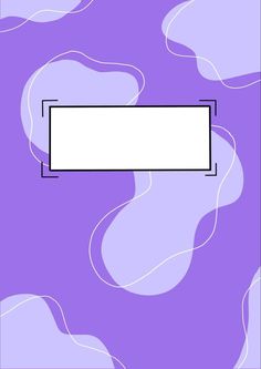 an abstract purple and white background with a rectangle in the middle that has been drawn