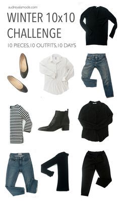 Lee Vosburgh, 10x10 Challenge, Minimalist Moda, Minimal Wardrobe, Fashion Capsule Wardrobe, Travel Capsule Wardrobe, Minimalist Capsule Wardrobe, Clothes And Shoes