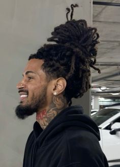 Freeform Locs Men, Male Dreadlock Hairstyles, Brown Locs Men, Light Skin Men With Dreads, Curly Locs Men, Men’s Locs, Guys With Locs, Black Men Locs, Black Men With Dreads