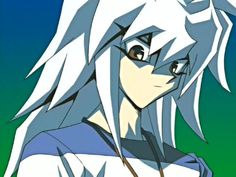 an anime character with long white hair and blue eyes has a caption that reads, when your fans can't decide who you are