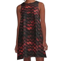 Loose-fit, mid-length sleeveless dress with silky handfeel. Printed on both sides. Machine washable. Size range XS-2XL. Be the Dragon Dragon Scales, Dress For Sale, The Dragon, Both Sides, Scales, Mid Length, Dresses For Sale, A Line Dress, Sleeveless Dress