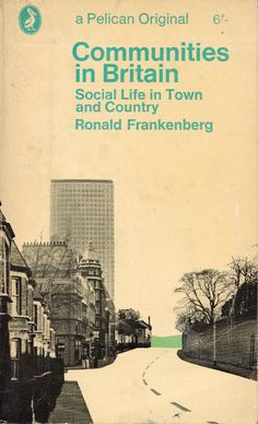 an old book with the title communities in britain social life in town and country