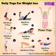 Here are some of the best power yoga poses to try for weight loss..Jut has to be done with low calorie diet..#weightloss #yoga