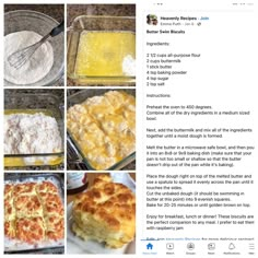 the recipe for baked bread is shown in four different pictures, including an egg mixture and other ingredients