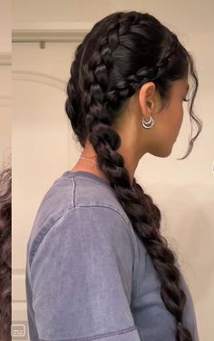 Easy Braided Hairstyles Medium Hair, Braids For Layered Hair, Braid Ribbon, Best Haircuts For Women, Hairstyle For Men, Best Haircuts, Hairstyles For Layered Hair, Hairdos For Curly Hair, Hair Stylist Life