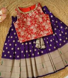 Traditional Baby Dresses, Baby Lehenga, Langa Blouse, Kids Indian Wear, Pattu Langa, Kids Frock, Kids Party Wear Dresses, Pattu Pavadai