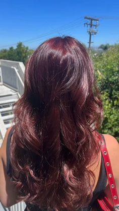 Ruby Hair, Ruby Red Hair, Black Cherry Hair, Maroon Hair, Red Curly Hair