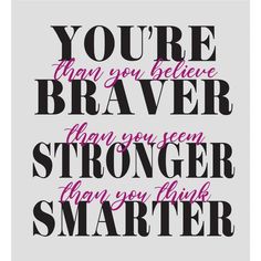 Send the right message with this apparel featuring a big, bold graphic of the phrase, “You’re Braver Than You Realize, Stronger Than You Seem, Smarter Than You Know”—an eye-catching and inspiring image that has been professionally printed for long-lasting print quality. Thoughtfully designed for comfort and style, this apparel is made of high-quality materials that make it perfect for all-day, any-day wear. And when it’s time for cleaning, simply machine wash it cold and tumble dry on low for ef Elphaba And Glinda, Family Women, Stronger Than You Think, Flower Shorts, Smart Women, Inspirational Phrases, Sleeve Packaging, White Crew Neck, Small Crop Tops