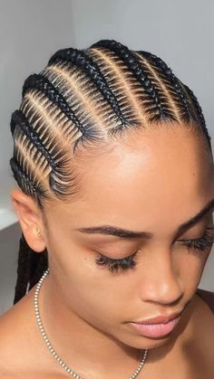 Cornrow Hairstyle, Cornrows Natural Hair, Cornrows Braids For Black Women, Cornrows Styles, Short Box Braids Hairstyles, Types Of Braids, Stitch Braids