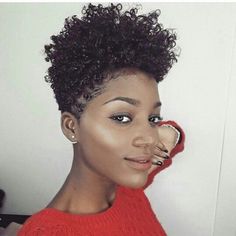 Coily Short Hair, Cabello Afro Natural, Tapered Natural Hair, Natural Hair Cuts, Tapered Hair, Cut Life, Pelo Afro, Natural Hair Beauty, Sassy Hair