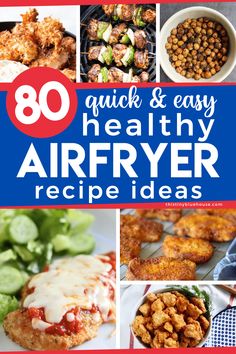 an image of healthy air fryer recipes