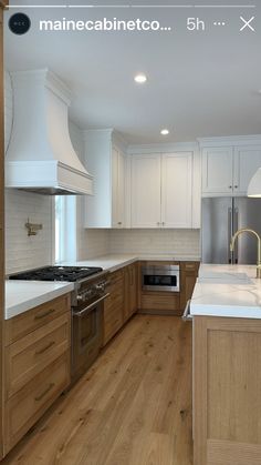 the kitchen is clean and ready to be used as an appliance for cooking