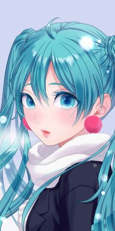 Hd Mobile Wallpaper, Miku Hatsune Vocaloid, Cute Anime Wallpaper, Anime Angel, Anime Kawaii, Ultra Hd, Mobile Wallpaper, Hatsune Miku, Anime Love