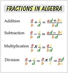 fraction addition worksheet with two numbers and the word fractions in algebra