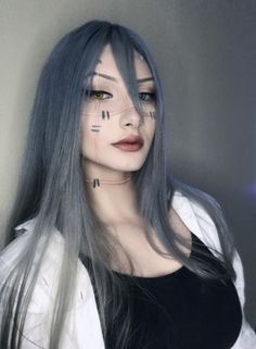 Mahito Jjk Makeup, Fem Mahito Cosplay, Mahito Cosplay Girl, Mahito Cosplay, Cosplay Aesthetic, Photoshoot Concept, Editorial Makeup, Cosplay Ideas