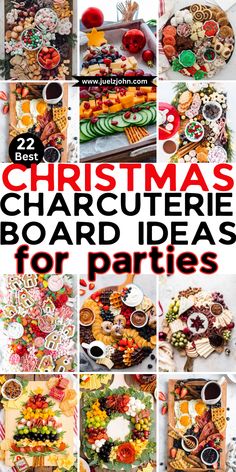 christmas charcuteries board ideas for parties