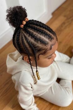 Baby Girl Hairstyles Curly, Lil Girl Hairstyles, Kids Curly Hairstyles, Toddler Hairstyles Girl, Girls Natural Hairstyles, Natural Hairstyles For Kids