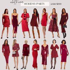 Check out these stunning holiday party dresses that will have you turning heads at every festive celebration including office work parties to Christmas parties to dinner celebrations! From sequins to chic velvet, there’s a style for every occasion. Tap link to shop! Burgundy Dress, Office Work