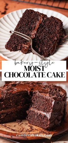 a chocolate cake on a plate with the words, better - eggie most chocolate cake