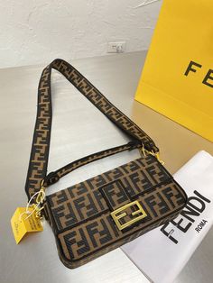 PRODUCT��DETAILS Includes Shipping bags, dustbag sleeper, care manual, booklet, tag. Mini Baguette, Fendi Bag, Top Handbags, Sierra Leone, Fendi Bags, Color Style, Designer Bags, New Bag, Luxury Handbags