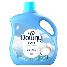 downy soft cool cotton fabric deterant, 2 in 1 liter bottle with free shipping