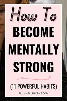 Become Mentally Strong, Mentally Strong People, Health Exercise, Mental Health And Wellbeing, Mentally Strong, Emotional Resilience, Planner Pdf