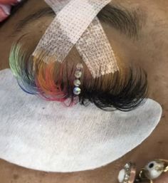 Rainbow Lash Extensions, Lashes With Color, Eyelash Extensions Styles