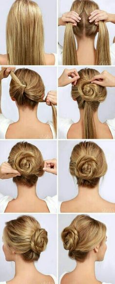 Super Hair, Makeup Wedding, Pompadour, Messy Hairstyles, Trendy Hairstyles, Hair Updos, Diy Hairstyles, Bun Hairstyles, Up Hairstyles