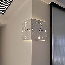 a clock that is on the side of a wall