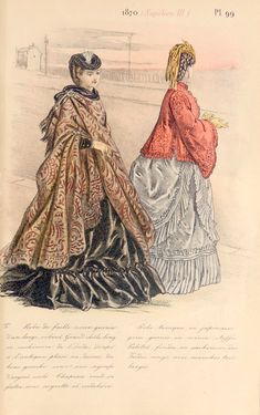 1870 Elegant Outerwear, 1890 Fashion, 1870 Fashion, Victorian Winter, Edwardian Dresses, Dolores Umbridge, 1870s Fashion, Victorian Era Fashion, Ancient Dress