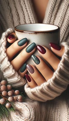 November Nails, Fall Nail Trends, Amazing Nails, Makijaż Smokey Eye, Fall 24, Cute Gel Nails