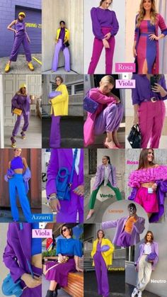 Purple Matching Colors, Purple Matching Colors Outfit, Black Women Spring Outfits, Graphic Tshirt Outfits, Outfits Black Women Spring, Spring Fall Outfits, Spring Outfits Black Women, Fuchsia Outfit, Rain Graphic