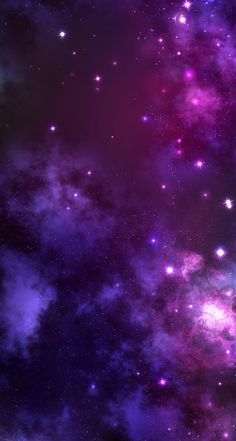 purple and blue space filled with stars