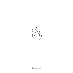 a line drawing of a fire on a white background