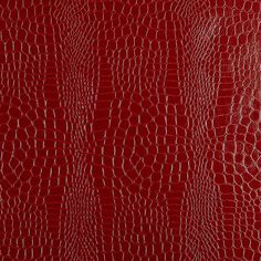 red leather textured with white lines and circles in the center, as well as an abstract pattern