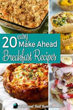 20 easy and delicious breakfast recipes to make ahead