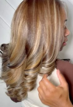 Hair Color Light Brown With Highlights, Butterscotch Hair Color, Butterscotch Hair, Long Hair Color, Honey Blonde Hair