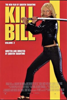 the movie poster for kill bill starring actress and director, marilyn kriekner