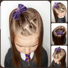 Quick Girls Hairstyles Kids, Dance Recital Hair, School Picture Day Hairstyles, Picture Day Hairstyles For Kids, Picture Day Hairstyles, Baby Hairstyle, School Picture Day